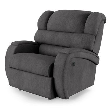 Imagem de Poltrona do Papai Reclinável Napoli Controle Power Elétrico USB Lin Grafite FH1 - D`Rossi