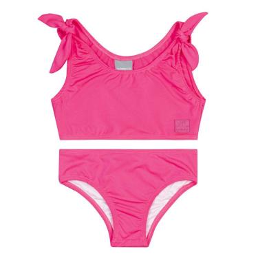 Imagem de Biquíni Infantil Proteção UV Revela Estampa na Água Pink Neon Quimby