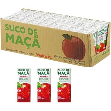 Imagem de Suco Maçã Yakult Sem Açúcar/Conservante Caixa C/ 27 Unidades