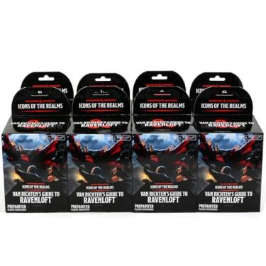 Imagem de WizKids Miniaturas D&D Ícones dos Reinos: Guia de Van Richten para Ravenloft (conjunto 21) 8 Ct. Booster Brick, multicolorido (96065)
