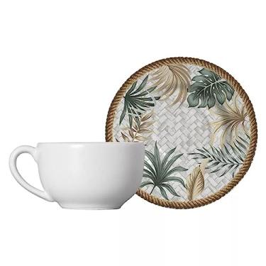 Imagem de Xícara Chá com Pires Eudora Alleanza 250 ml 6 un