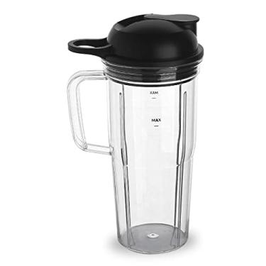 Imagem de Joyparts Copo de peças de reposição com tampa para viagem, compatível com NutriBullet Blender Combo NutriBullet Pro 1000 e NutriBullet Select 2.0 (copo de viagem de 680 g)