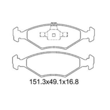 Imagem de Pastilha De Freio Fiorino 1.4 Dianteira Sem Alarme Sistema Teves 2184 