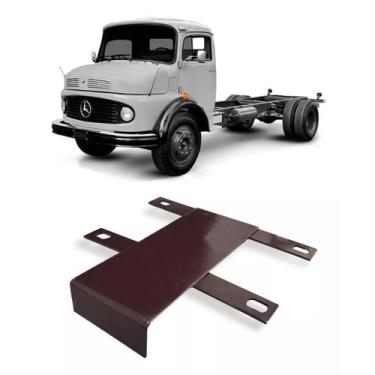 Imagem de Suporte Placa Traseiro Caminhão Mb 1113 Metal - STORE AUTO