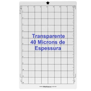 Imagem de Kit 3 Bases Corte Helíaco A4 Retrato 40m com Cola Compatível Silhouett