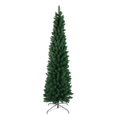 Imagem de ÁRVORE NATAL VERDE SLIM LUXO 2.10m DE ALTURA ESTRUTURA DE METAL - Carm