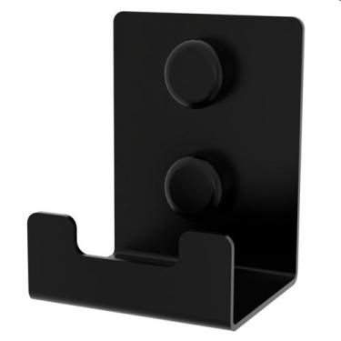 Imagem de Cabide Gancho de Parede Toalha Banheiro Preto F.ELG - FassinShop