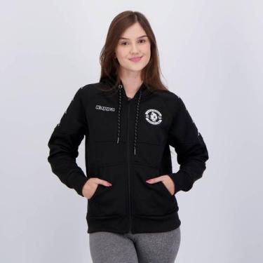Imagem de Jaqueta Kappa Vasco Piquet Feminina Preta, G