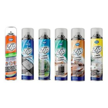Imagem de Kit Limpeza Doméstica Completa Spray Zip - 6 Produtos - Mundial Prime