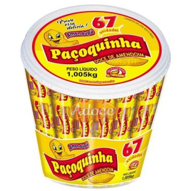 Imagem de Paçoca rolha embrulhada amendupã, 1,005kg