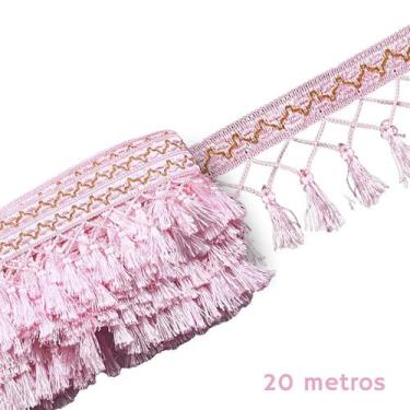 Imagem de Pingente De Seda Tassel - Fita- Rosa - Nº: 132 C/20M- Nybc