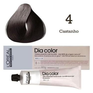 Imagem de Tonalizante Dia Color 4 Castanho L'Oréal Professionnel - L'oreal Profe