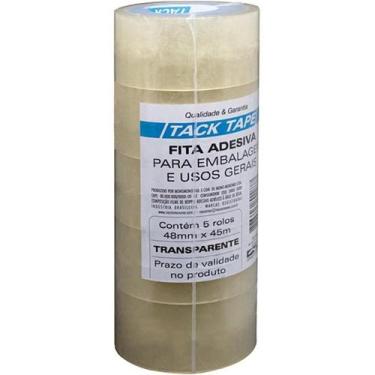 Imagem de FITA PARA EMPACOTAMENTO TACK TAPE PP 48x45 TRANSPARENTE AMAZON TAPE C/