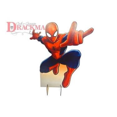 Imagem de Display de mesa homem aranha para decoração de festas - Drackma