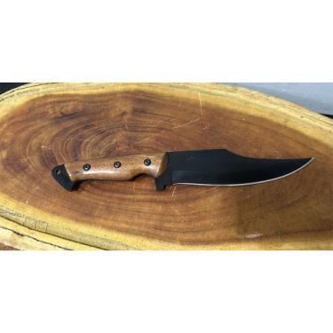Imagem de Faca Militar Arkhip Bolshoi 8'' Preta Cabo Madeira Bainha