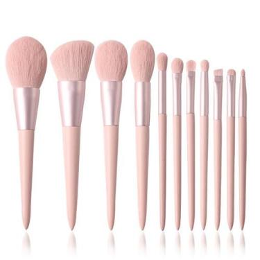 Imagem de Kit Pincéis De Maquiagem BEILI Com 11 PÇS Para Blusher, Base, Cílios -