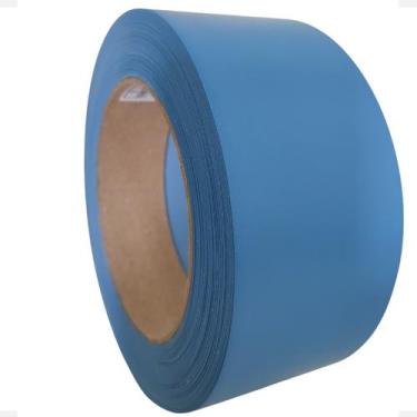 Imagem de Fita De Borda Pvc Madeira Formica Azul Mediterrane 64mm X 20m Acabamen