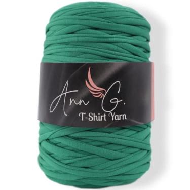 Imagem de Fio de camiseta, mais de 300 pés, poliéster muito macio, elástico, não reciclado, cor consistente, sem bolinhas (verde escuro)