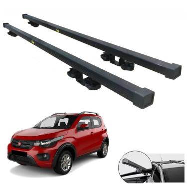 Imagem de Rack Travessa Para Longarina Teto Fiat Mobi Way Bagageiro