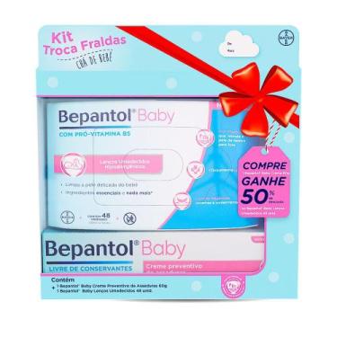 Imagem de Kit Bepantol Baby Troca De Fraldas, Creme Preventivo De Assaduras 60G