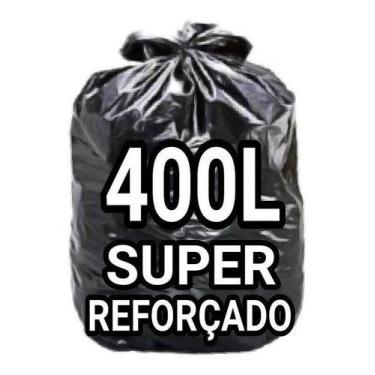 Imagem de Sacos De Lixo 400 Litros  Super Reforçado 100 Un Fabricante - HIGIPACK