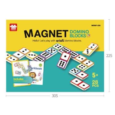Imagem de Dominó Magnético Na Caixa - Ariati 
