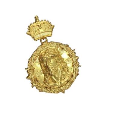 Imagem de Pingente Jesus Cristo Detalhado - Banhado a Ouro 18k - ToJoia18k