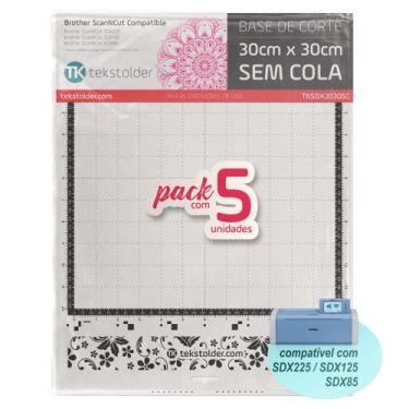 Imagem de Kit com 5 Bases De Corte 30x30 Brother ScanNCut SDX (sem cola) - TEKST
