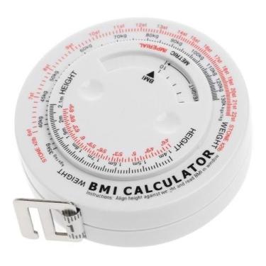 Imagem de Fita Métrica Corporal Com Cálculo De Imc E  Indicador De Risco Retráti