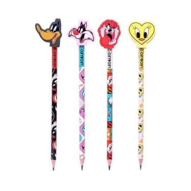 Imagem de Lápis HB Com Borracha Na Ponta Looney Tunes Leo&Leo - Leo&Leo         