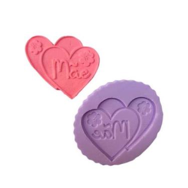 Imagem de Molde de Silicone dia das Mães "Coração de Mãe" - Ref. RB1228 - 1 unid