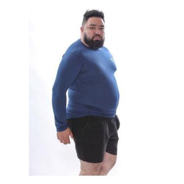 Imagem de Camisa Plus Size Segunda Pele Camiseta Rash Guard Masculina - Don moda