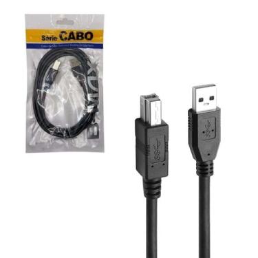 Imagem de Cabo Para Impressora Usb 2.0 Principais Marcas 1,5 Metros - BMAX DEX E