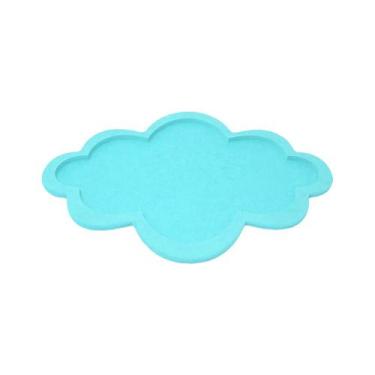 Imagem de Kit 3 Bandeja Festa Nuvem G 42x30x2 Mdf Madeira Pintado - Atacadão do 