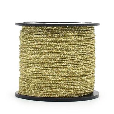 Imagem de Cordão Aramado Metalizado M0014 1mm 100 Metros - 203 Ouro - Fitas Prog