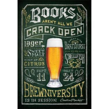 Imagem de Placa Decorativa Quadro Brooks Decoração Área Churrasco-V063 - Cool