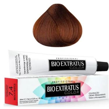 Imagem de Coloração Creme Bio Extratus Color 7.4 Louro Médio Acobreado