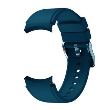 Imagem de Pulseiras de Silicone Compatível Com Galaxy Watch 6 - Poolsy, Azul Esc