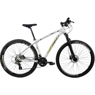 Imagem de Bicicleta Aro 29 RINO EVEREST Freio Hidraulico - Altus com trava 24v (Branco, 17)