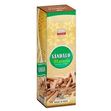 Imagem de Incenso Indiano Darshan Massala Sândalo - 12 caixinhas
