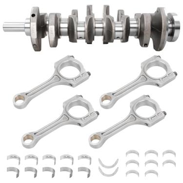 Imagem de Kit de revisão de reconstrução de motor 2,4L com conjunto de bielas de virabrequim, compatível com Kia Forte Rondo Sportage Hyundai Tucson Sonata Santa 2.4 2010-2020, número de substituição