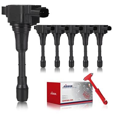 Imagem de AISHAN Conjunto de 6 Bobinas de Ignição Compatíveis com Infiniti 370Z G37 M37 Q50 Q60 Q70 Qx50 Qx70 V6 3.7L | Substituir# Uf617