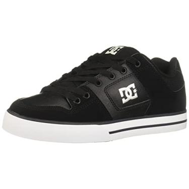 Imagem de DC Tênis de skate masculino Pure, Preto/Preto/Branco, 40