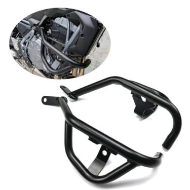 Imagem de EKSED Protetores de Motor Barras de Proteção de Colisão de Estrada Proteção de Quadro para Kawasaki Z650 2017 2018 2019 2020 2021 2022 2023 Motocicleta Z 650 Z-650 Acessórios de Para-Choque, Preto