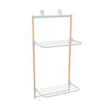 Imagem de Varal De Porta Em Bambu Com Hastes Metálicas - Simplo