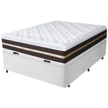 Imagem de Cama Box (Box + Colchão) Casal V-Joy Umaflex - de Molas Ensacadas 71cm