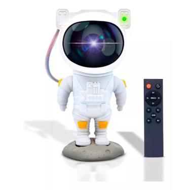 Imagem de Projetor Galáxia Astronauta Luminária Luz Com Bluetooth - LUMINARIA E 