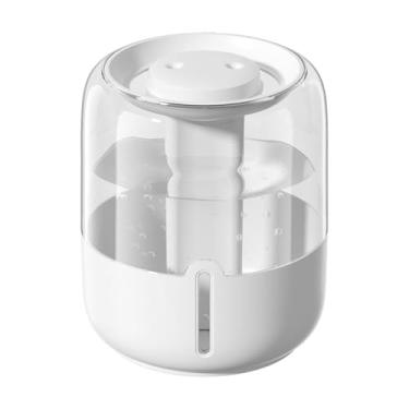 Imagem de WeiLaiKeQi Umidificador de mesa com 3 modos de névoa ajustáveis, umidificação doméstica de ampla gama com luz noturna, tanque de água de 6,8L para sala de estar, Branco