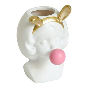 Imagem de Porta-lápis de boneca chiclete fofa para menina (uma cor 6 x 11 cm)
