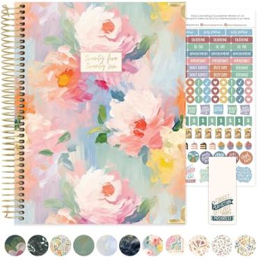 Imagem de bloom daily planners HARDCOVER 2025-2026 (21,6 cm x 28 cm) Agenda do ano acadêmico (julho de 2025 a julho de 2026) - Organizador de objetivos de tarefas - Livro de agenda inspiradora mensal e semanal